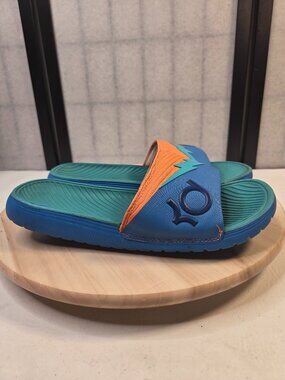 Nike Benassi Solarsoft KD Blue Pool Slide Summer Sandals Men US 10